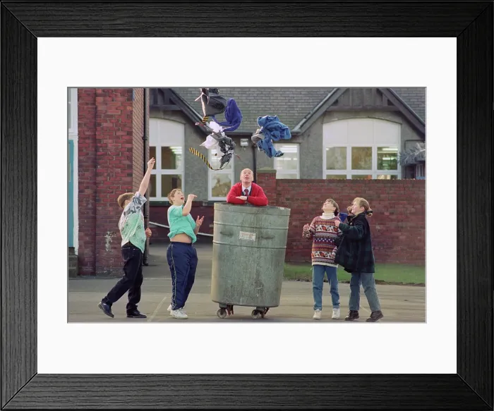 Framed Print : Shiremoor Middle School, 1994