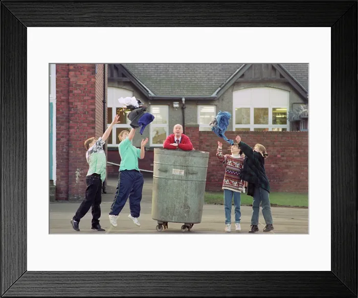 Framed Print : Shiremoor Middle School, 1994