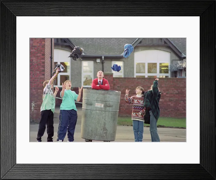Framed Print : Shiremoor Middle School, 1994