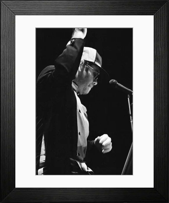 Framed Print : Elton John, 1985 Framed Print : Elton John, 1985