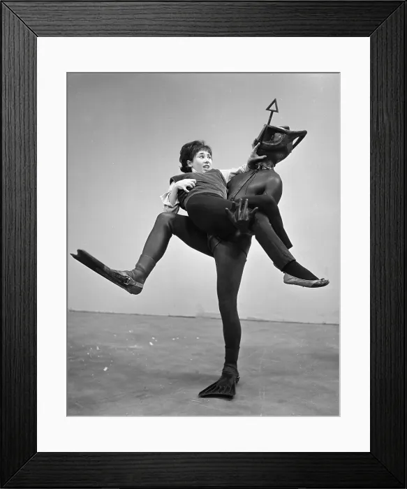 Framed Print : B / W Negative 6x6 S3338 Framed Print : B / W Negative 6x6 S3338