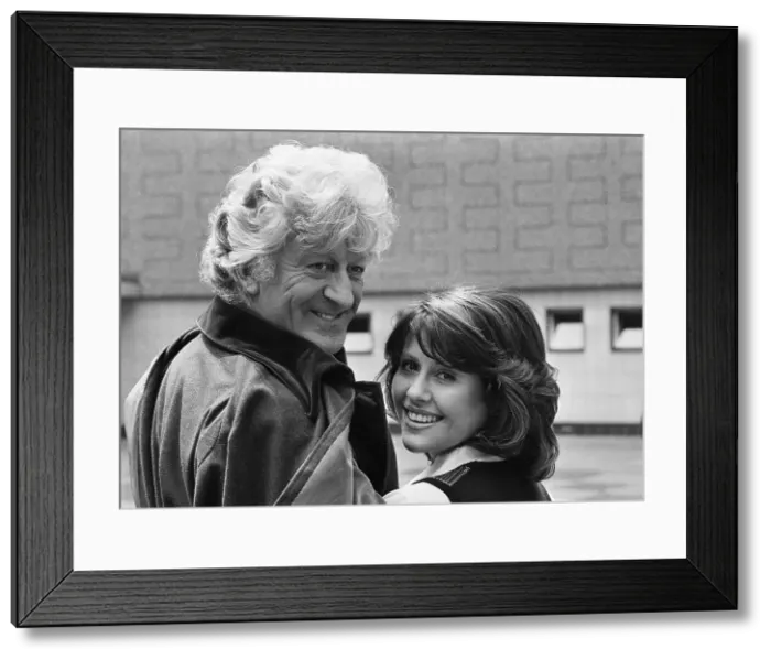 Framed Print : Elisabeth Sladen and Jon Pertwee Framed Print : Elisabeth Sladen and Jon Pertwee