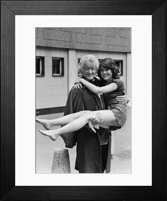 Framed Print : Elisabeth Sladen and Jon Pertwee Framed Print : Elisabeth Sladen and Jon Pertwee