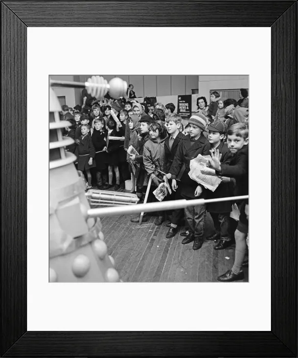 Framed Print : The Dr Who Darleks visit Woking, Surrey in 1964