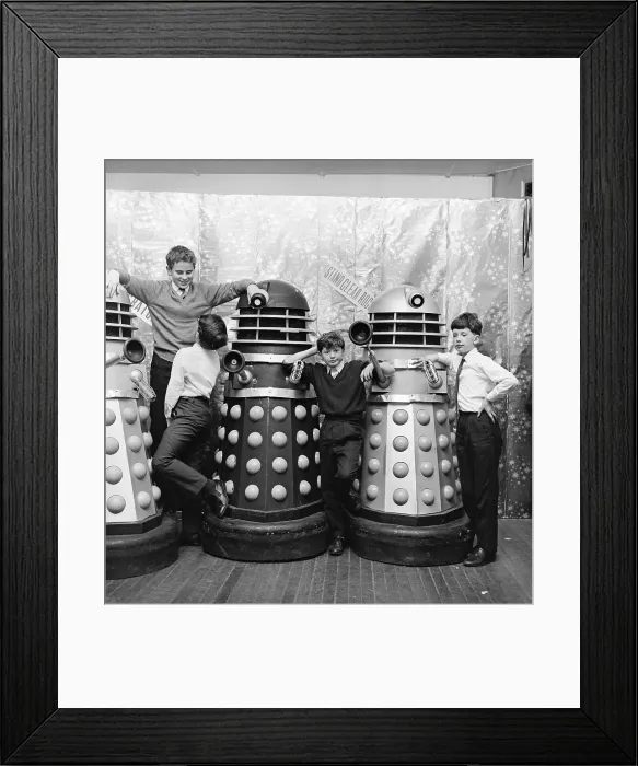 Framed Print : The Dr Who Darleks visit Woking, Surrey in 1964 Framed Print : The Dr Who Darleks visit Woking, Surrey in 1964