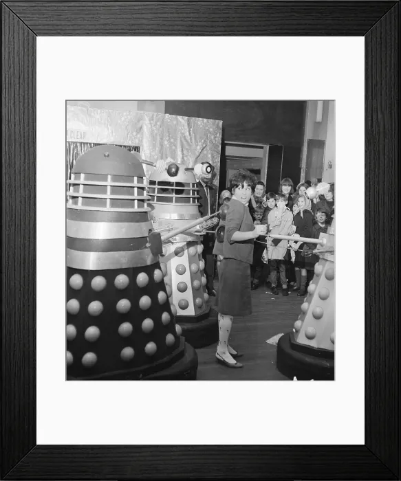 Framed Print : The Dr Who Darleks visit Woking, Surrey in 1964 Framed Print : The Dr Who Darleks visit Woking, Surrey in 1964