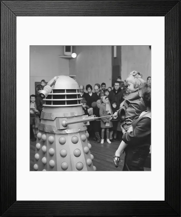 Framed Print : The Dr Who Darleks visit Woking, Surrey in 1964 Framed Print : The Dr Who Darleks visit Woking, Surrey in 1964
