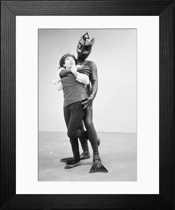 Framed Print : B / W Negative 6x6 S3338
