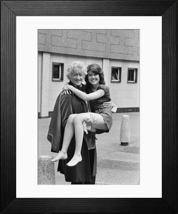 Framed Print : Elisabeth Sladen and Jon Pertwee Framed Print : Elisabeth Sladen and Jon Pertwee