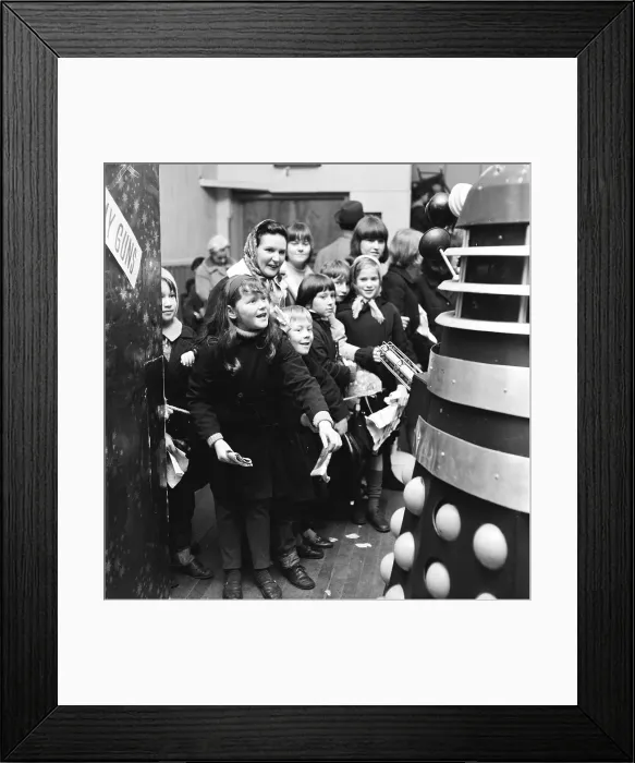 Framed Print : The Dr Who Darleks visit Woking, Surrey in 1964