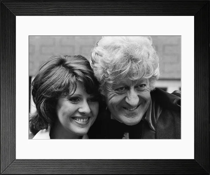 Framed Print : Elisabeth Sladen and Jon Pertwee Framed Print : Elisabeth Sladen and Jon Pertwee