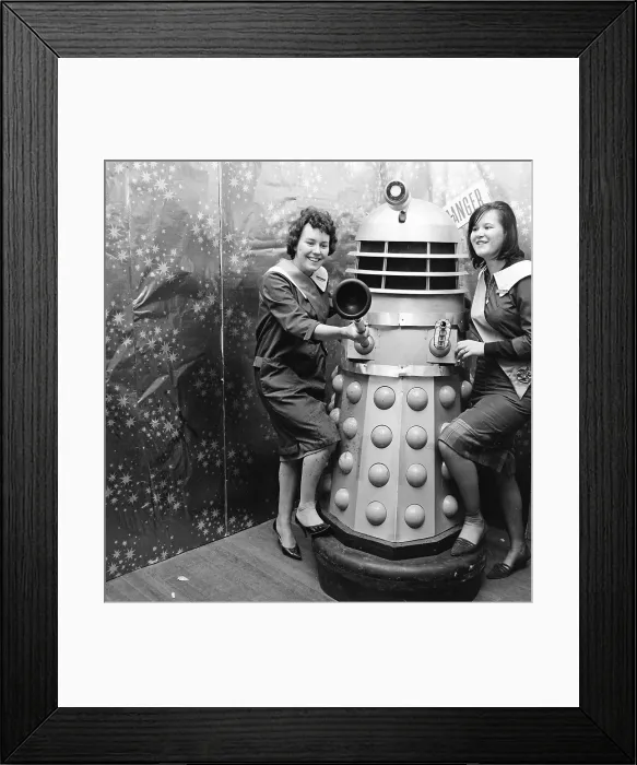 Framed Print : The Dr Who Darleks visit Woking, Surrey in 1964