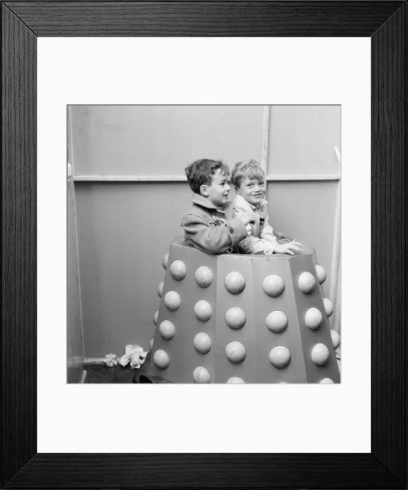 Framed Print : The Dr Who Darleks visit Woking, Surrey in 1964 Framed Print : The Dr Who Darleks visit Woking, Surrey in 1964