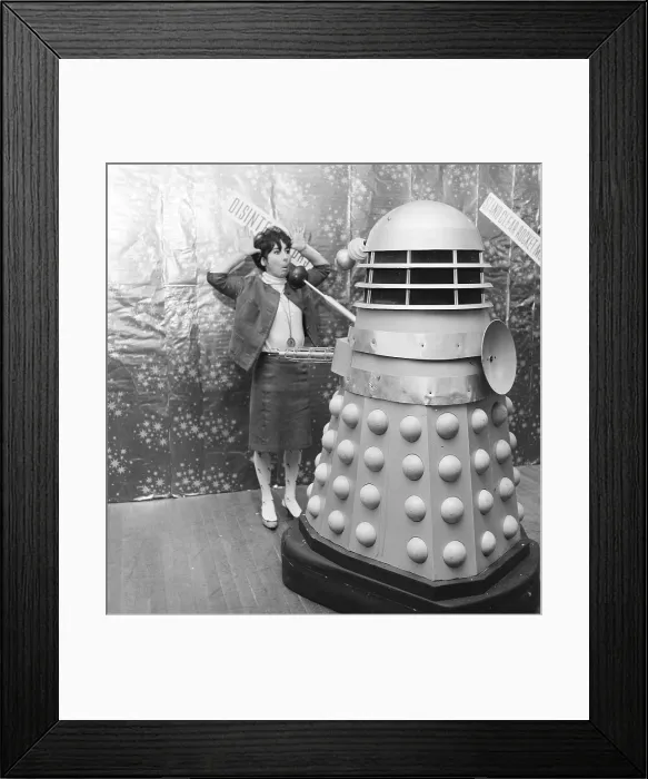 Framed Print : The Dr Who Darleks visit Woking, Surrey in 1964 Framed Print : The Dr Who Darleks visit Woking, Surrey in 1964