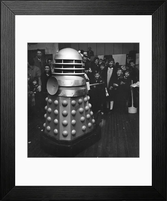 Framed Print : The Dr Who Darleks visit Woking, Surrey in 1964