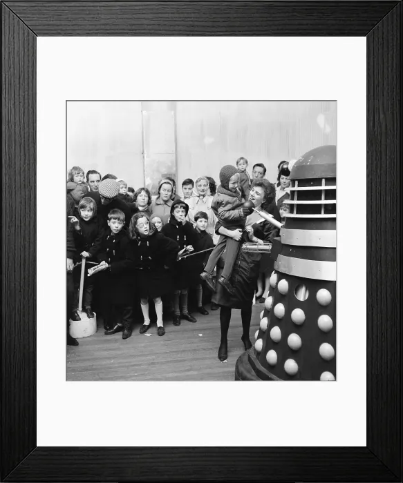 Framed Print : The Dr Who Darleks visit Woking, Surrey in 1964 Framed Print : The Dr Who Darleks visit Woking, Surrey in 1964