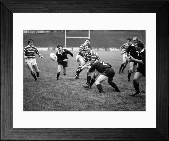 Framed Print : Tigers v Wasps, 1985