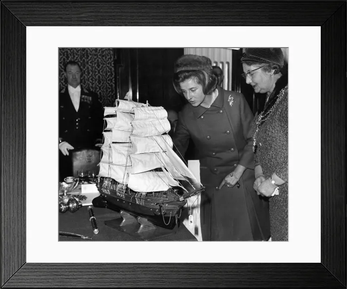 Framed Print : Princess Alexandra visits Hull Framed Print : Princess Alexandra visits Hull