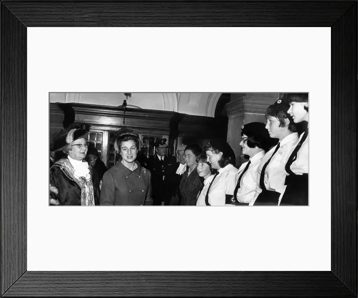 Framed Print : Princess Alexandra visits Hull Framed Print : Princess Alexandra visits Hull