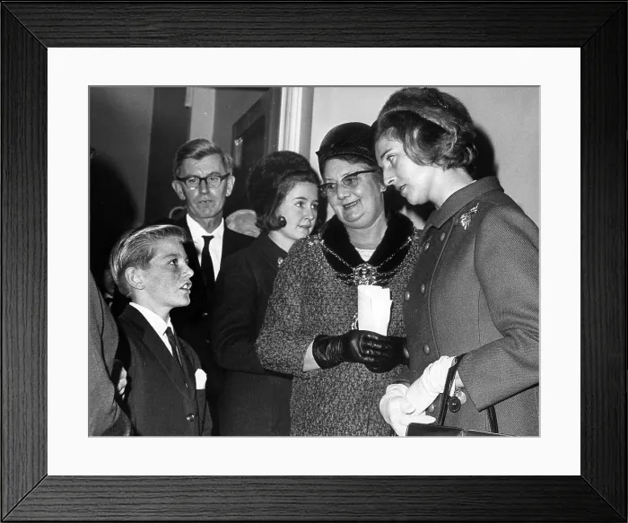 Framed Print : Princess Alexandra visits Hull Framed Print : Princess Alexandra visits Hull