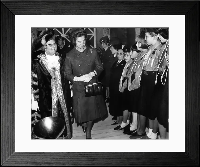 Framed Print : Princess Alexandra visits Hull Framed Print : Princess Alexandra visits Hull