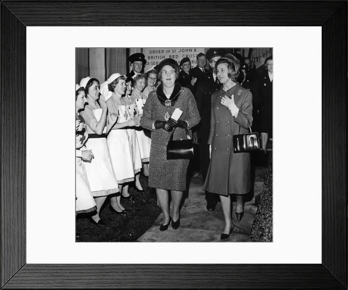Framed Print : Princess Alexandra visits Hull Framed Print : Princess Alexandra visits Hull