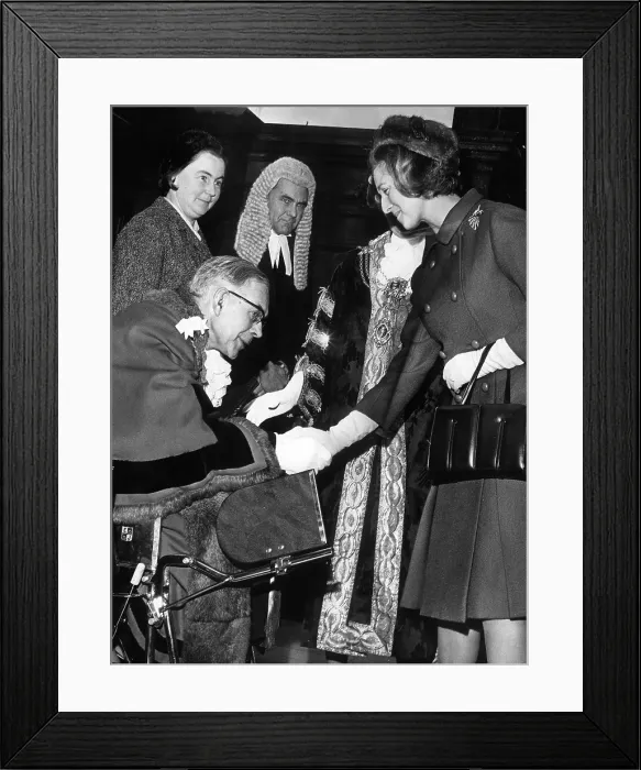 Framed Print : Princess Alexandra visits Hull Framed Print : Princess Alexandra visits Hull
