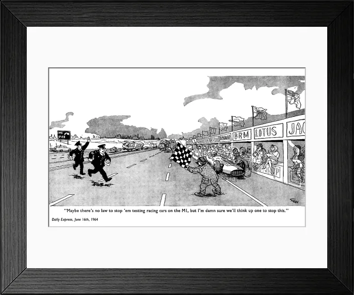 Framed Print : Giles Cartoon, 16th June 1964 Framed Print : Giles Cartoon, 16th June 1964