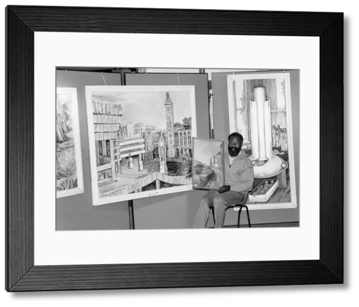Framed Print : Jos Peart, 1989 Framed Print : Jos Peart, 1989