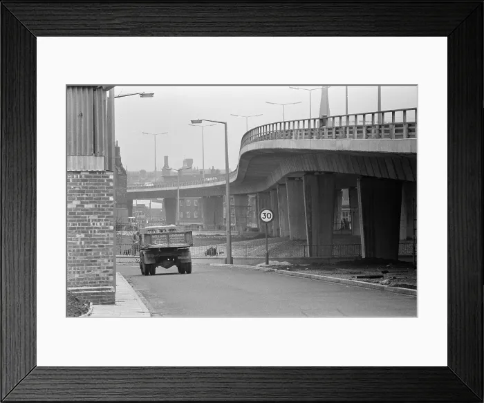 Framed Print : Mancunian Way, 1967