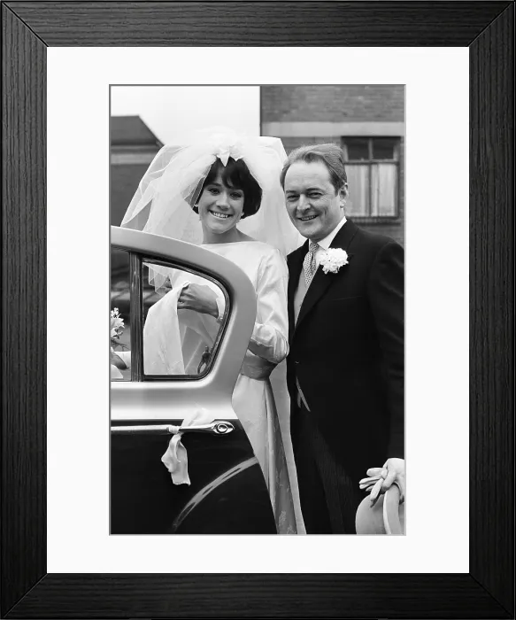 Framed Print : Marriage of Michael W Goold and Mary Madeline Freeman, 1968