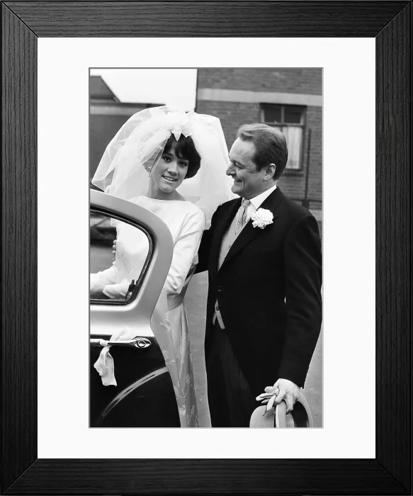 Framed Print : Marriage of Michael W Goold and Mary Madeline Freeman, 1968 Framed Print : Marriage of Michael W Goold and Mary Madeline Freeman, 1968