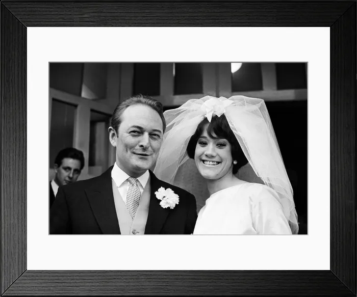 Framed Print : Marriage of Michael W Goold and Mary Madeline Freeman, 1968