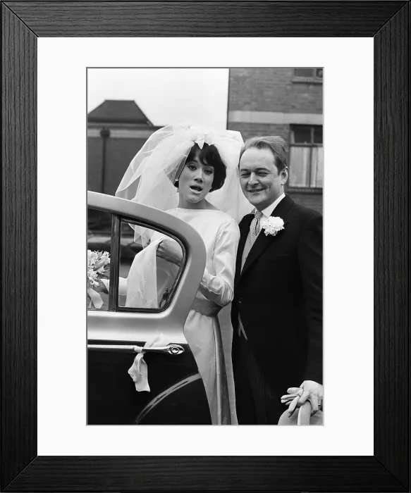 Framed Print : Marriage of Michael W Goold and Mary Madeline Freeman, 1968