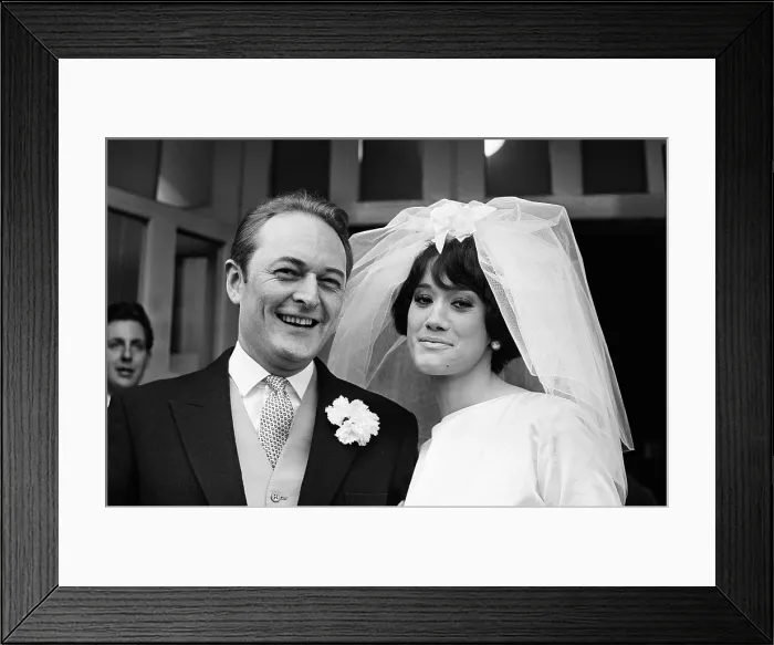 Framed Print : Marriage of Michael W Goold and Mary Madeline Freeman, 1968