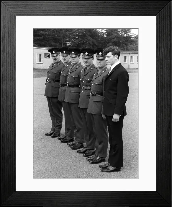 Framed Print : Brothers stationed together in Germany Framed Print : Brothers stationed together in Germany