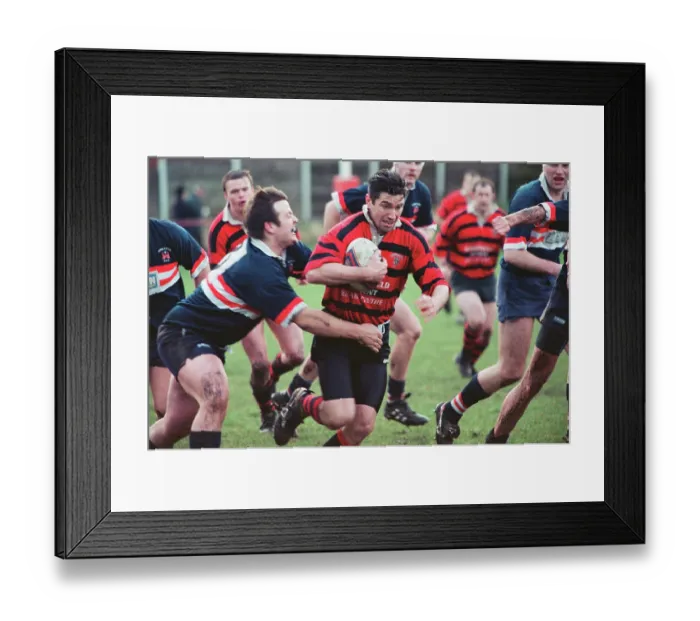 Framed Print : YMCA rugby match against Doncaster Framed Print : YMCA rugby match against Doncaster