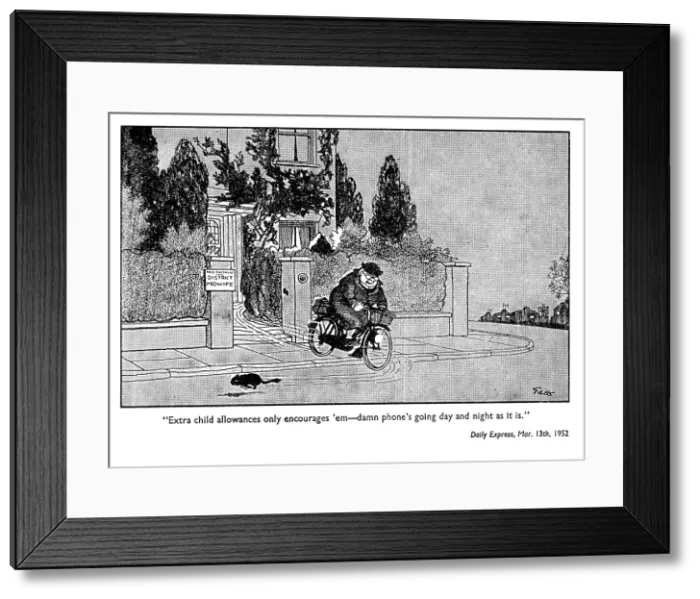 Framed Print : Giles Cartoon, 13th March 1952 Framed Print : Giles Cartoon, 13th March 1952