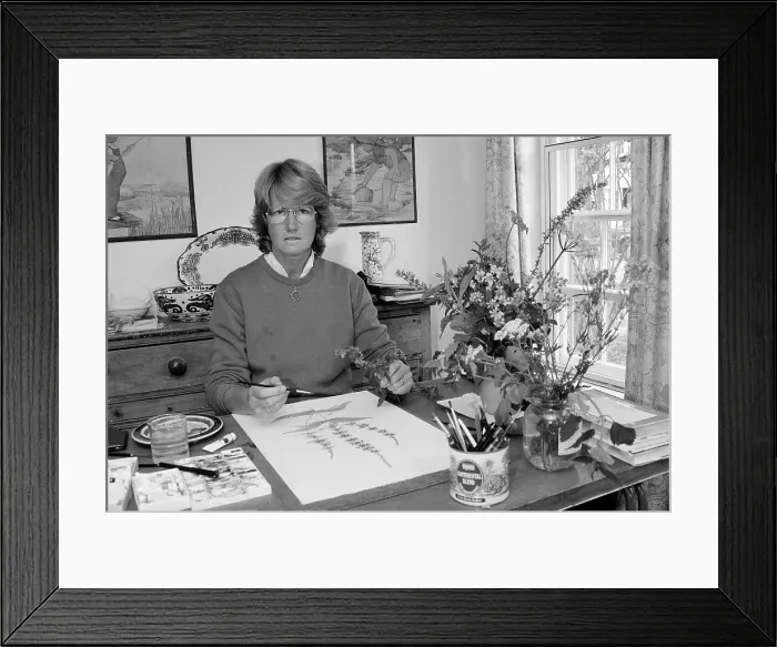 Framed Print : Elizabeth Raby, 1986 Framed Print : Elizabeth Raby, 1986