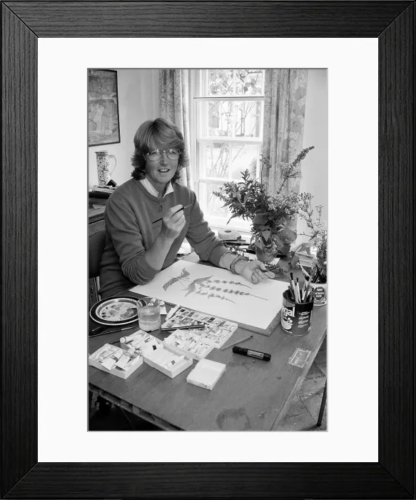 Framed Print : Elizabeth Raby, 1986 Framed Print : Elizabeth Raby, 1986