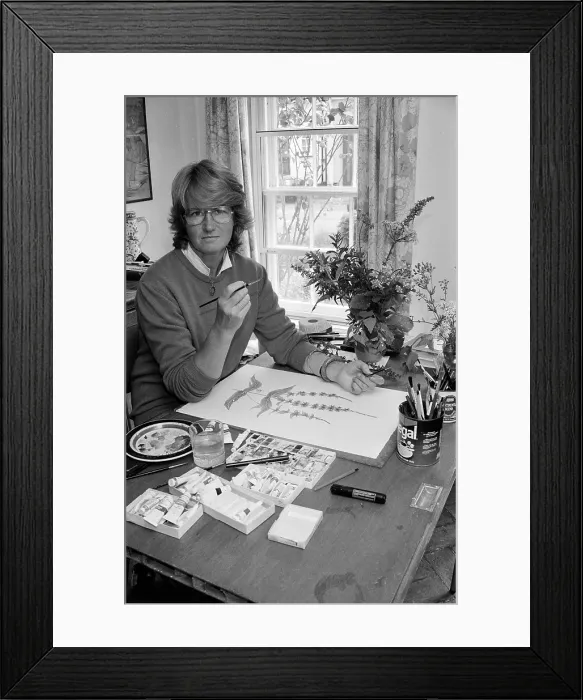Framed Print : Elizabeth Raby, 1986 Framed Print : Elizabeth Raby, 1986