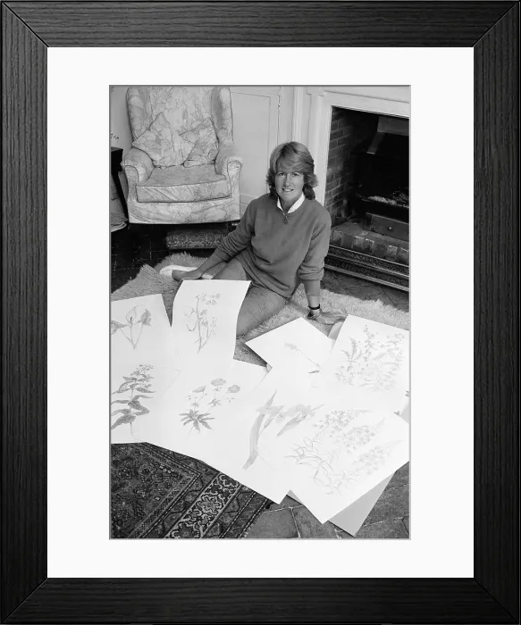 Framed Print : Elizabeth Raby, 1986 Framed Print : Elizabeth Raby, 1986