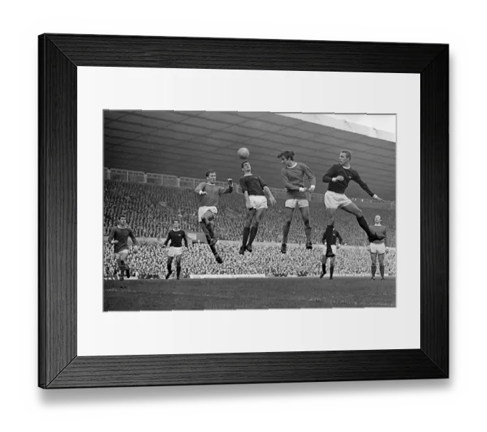 Framed Print : Manchester United versus Arsenal 1967