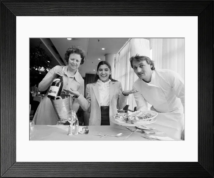 Framed Print : Amira Ali, winner of a cookery competition, 1982 Framed Print : Amira Ali, winner of a cookery competition, 1982