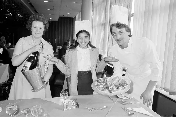 Framed Print : Amira Ali, winner of a cookery competition, 1982 Framed Print : Amira Ali, winner of a cookery competition, 1982