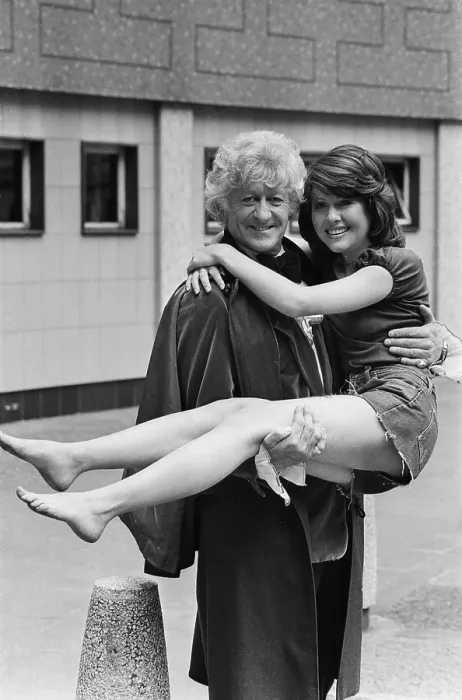 Framed Print : Elisabeth Sladen and Jon Pertwee Framed Print : Elisabeth Sladen and Jon Pertwee