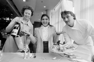 20th Century Prints: Amira Ali, winner of a cookery competition, 1982