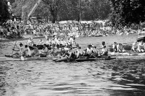 Fundraising Prints: Cambridge Raft Race, 1991