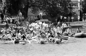 Fundraising Prints: Cambridge Raft Race, 1991