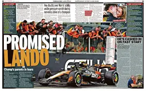 daily mirror 8th december 2025 promised lando norris